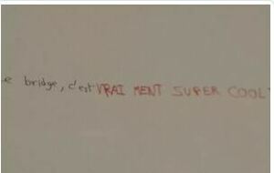 Bien d'accord avec cet élève